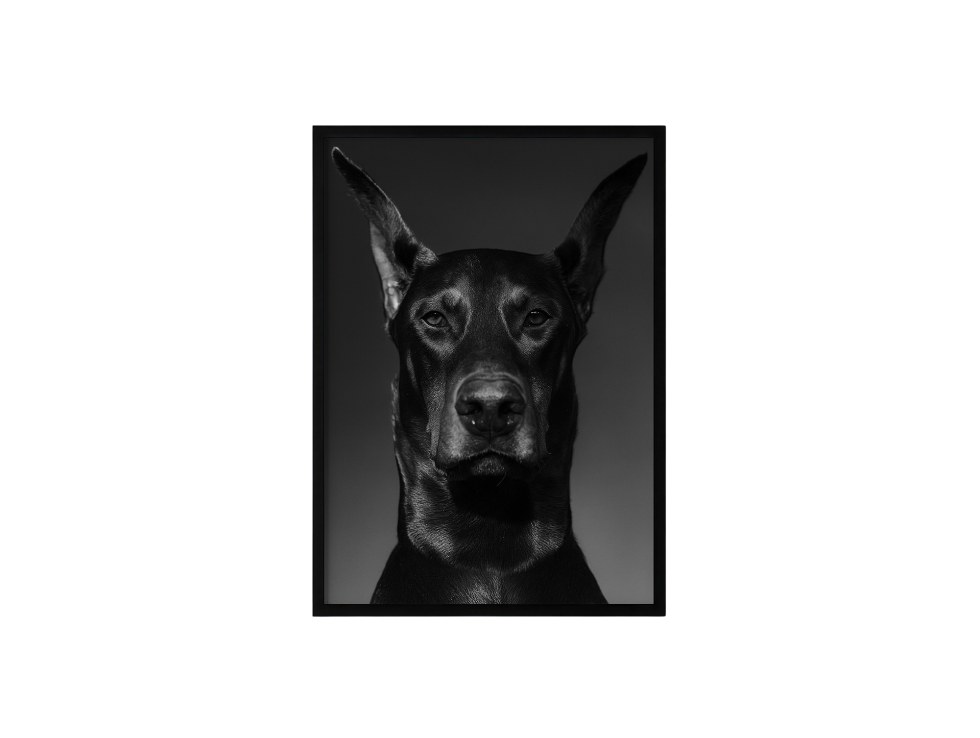 Doberman Portrait