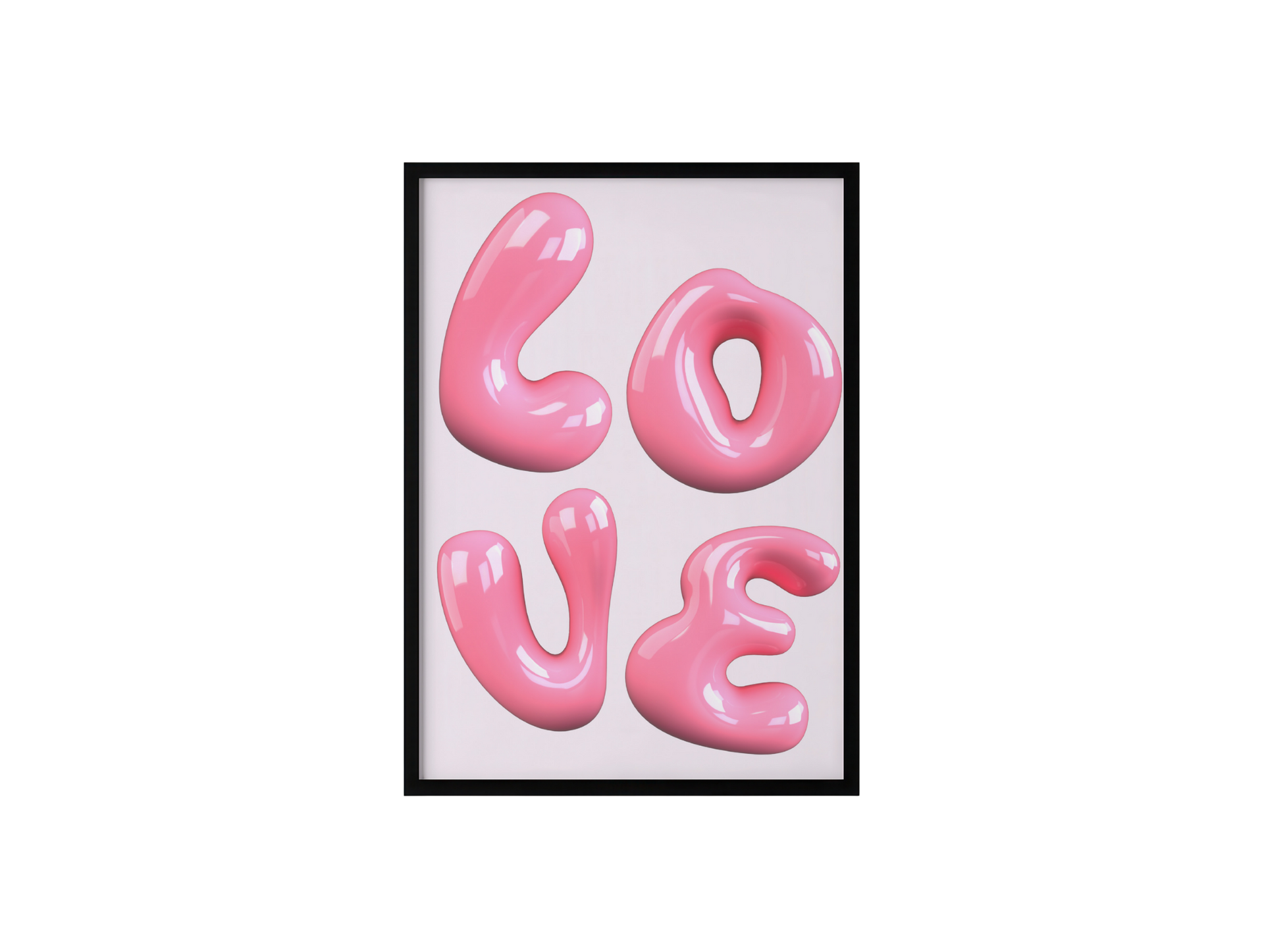 Love Pink Bubble